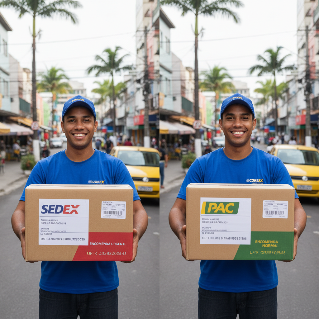 Sedex vs. PAC: qual é melhor para a experiência do cliente na sua loja Wix?